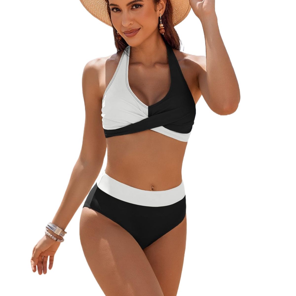 TIOZONEY - Traje de baño y bikinis - Blanco