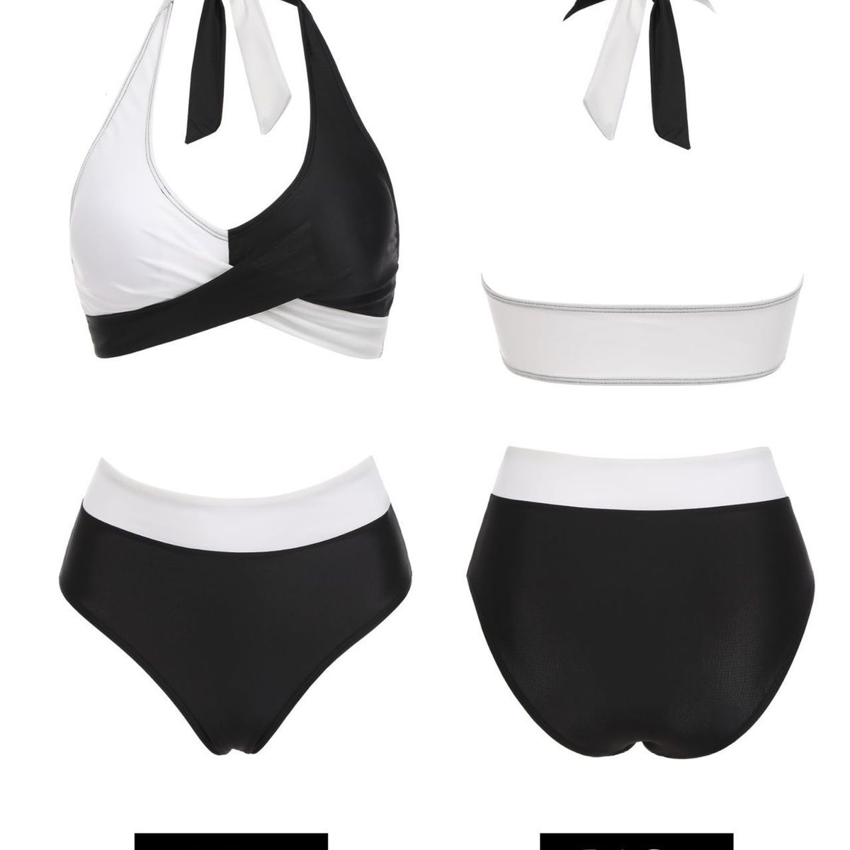 TIOZONEY - Traje de baño y bikinis - Blanco