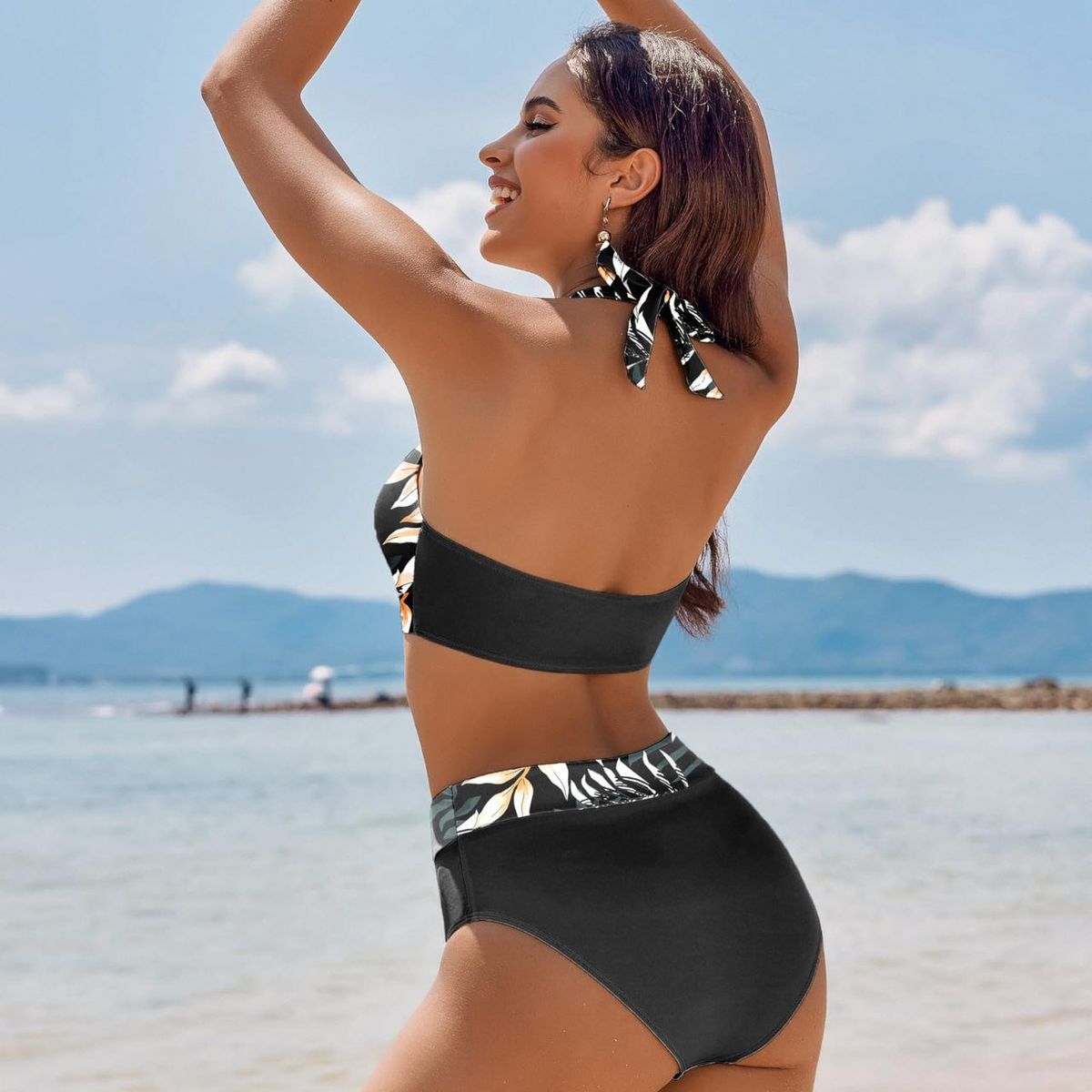 TIOZONEY - Traje de baño y bikinis - Negro