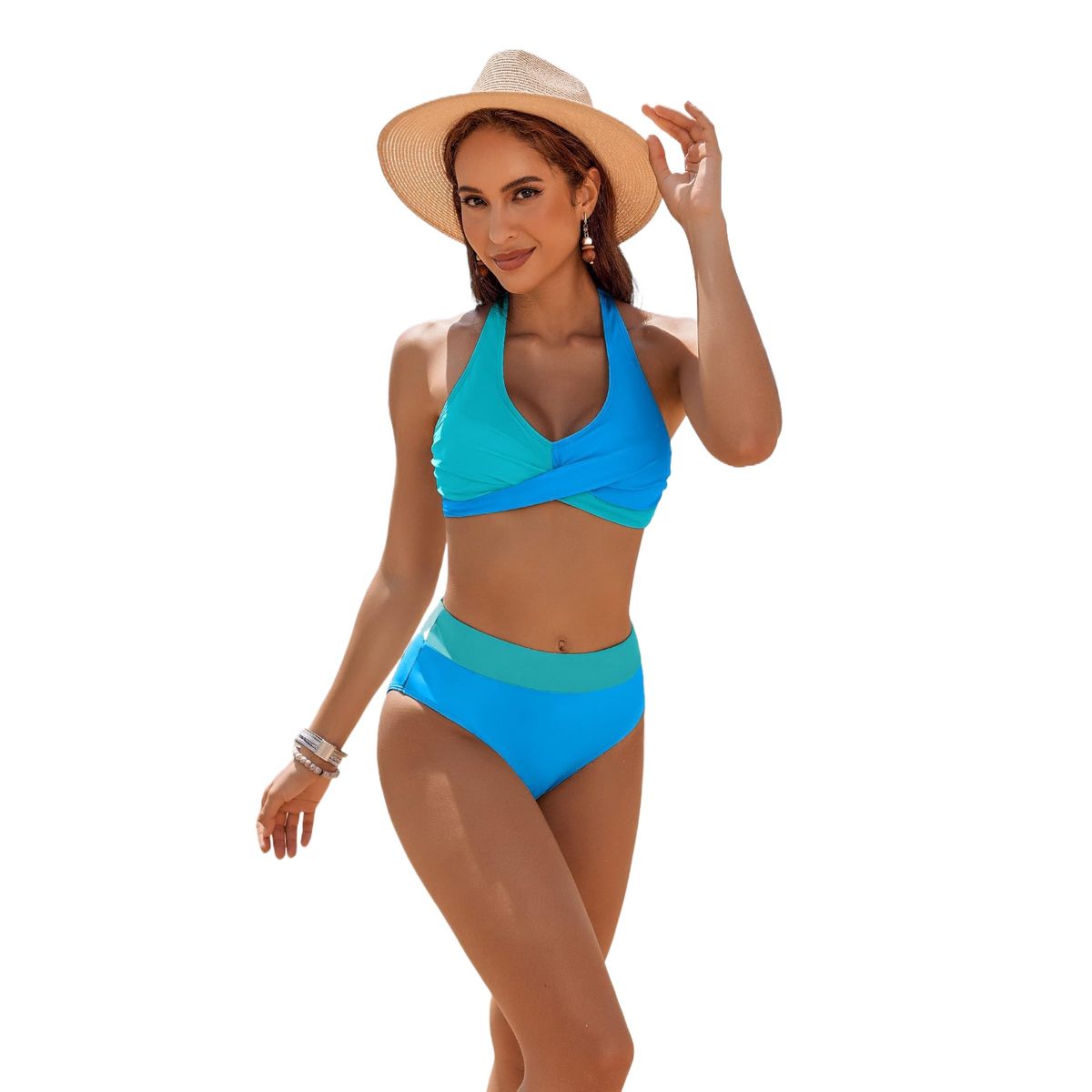 TIOZONEY - Traje de baño y bikinis - Azul