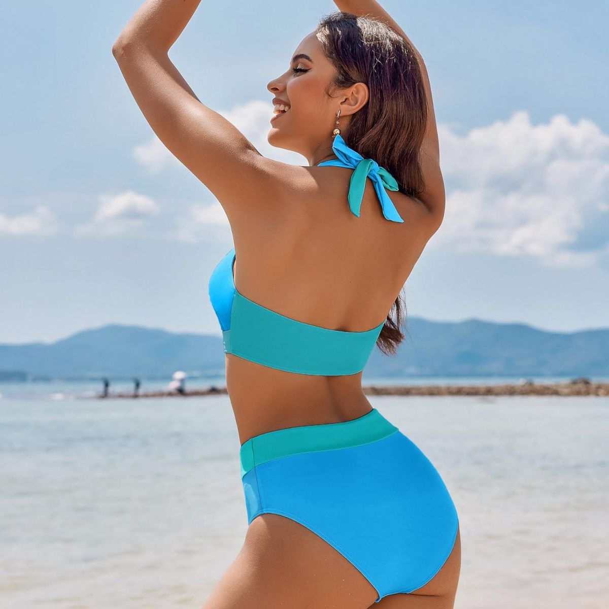 TIOZONEY - Traje de baño y bikinis - Azul