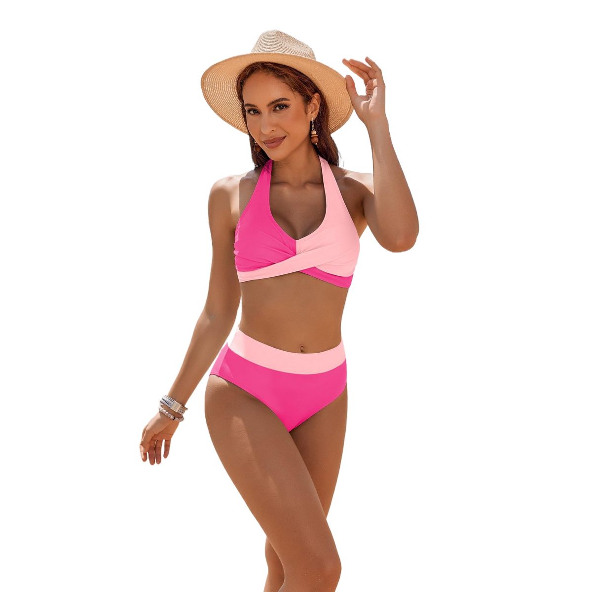 TIOZONEY - Traje de baño y bikinis - Rosado