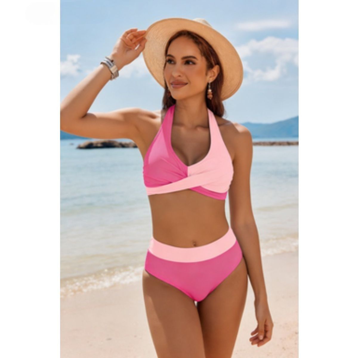 TIOZONEY - Traje de baño y bikinis - Rosado