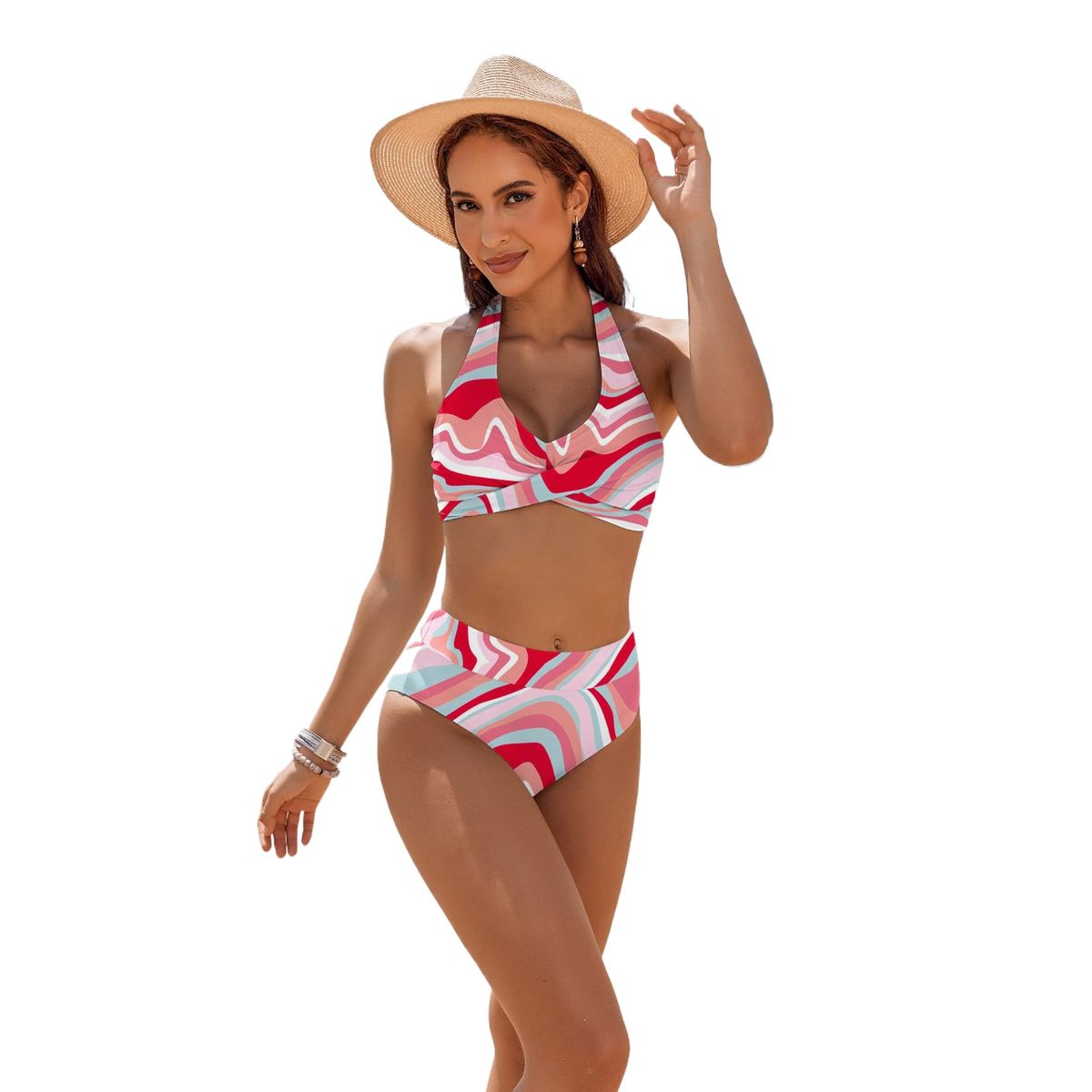 TIOZONEY - Traje de baño y bikinis - Rosado