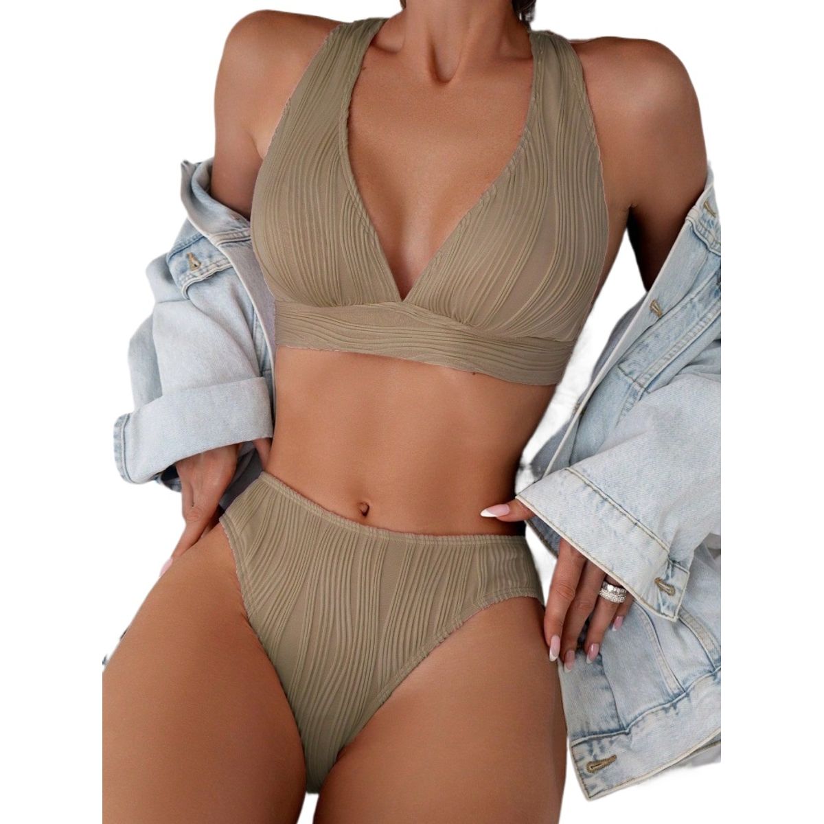 TIOZONEY - Traje de baño y bikinis - Beige