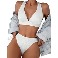 TIOZONEY - Traje de baño y bikinis - Blanco