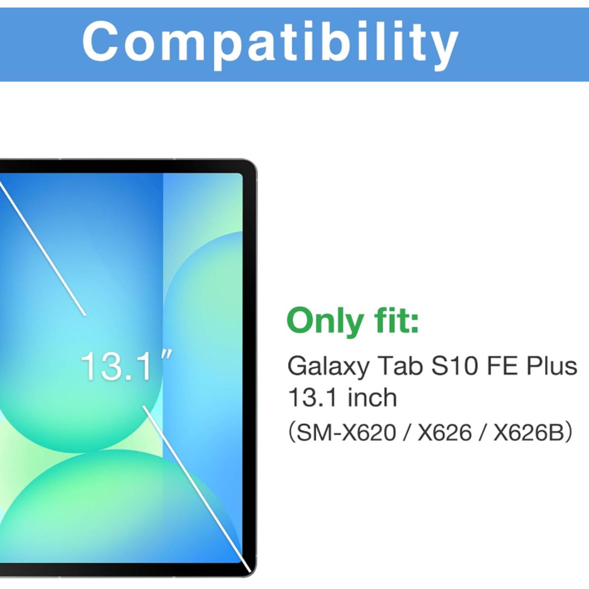 GENERICO - Mica Lámina De Vidrio Templado Para Samsung Tab S10 Fe+