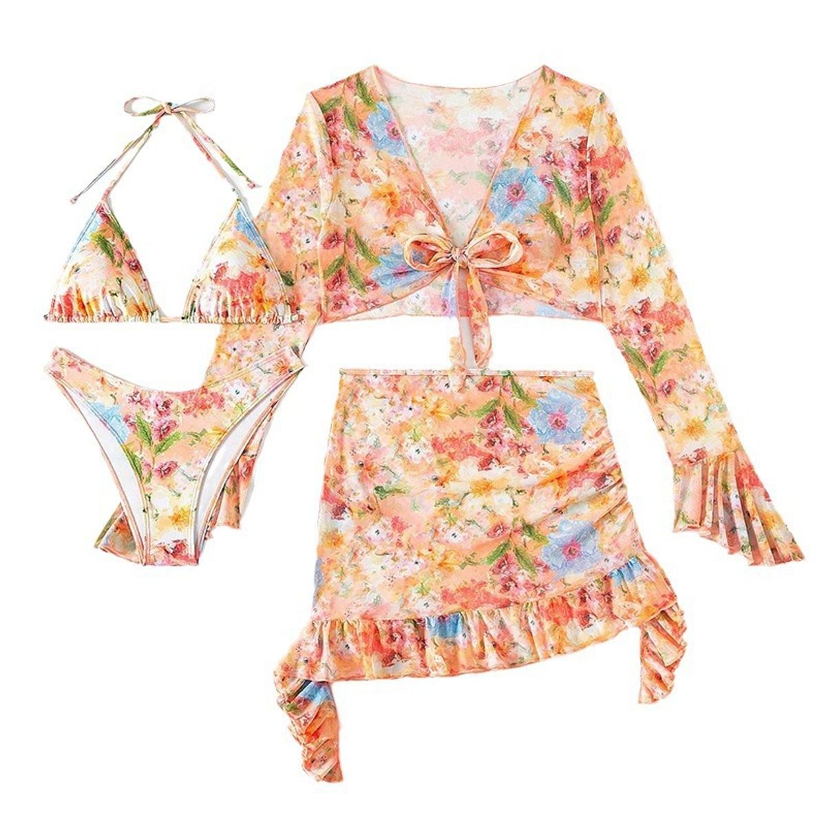 TIOZONEY - Trajes de baño Mujer - Naranja