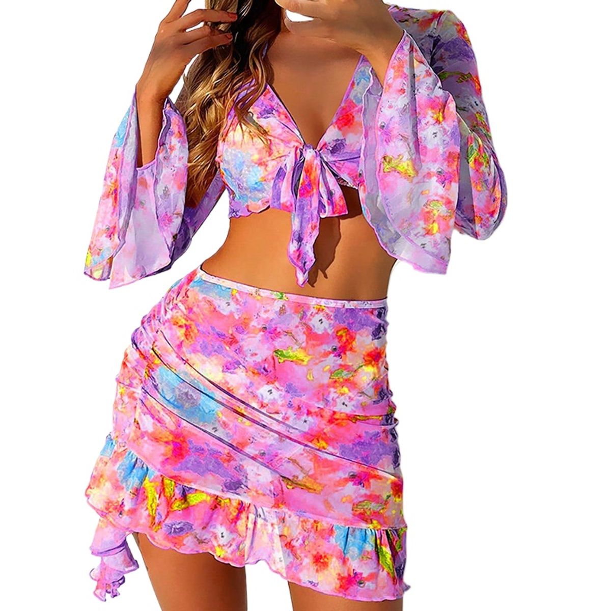 TIOZONEY - Traje de baño y bikinis - Morado