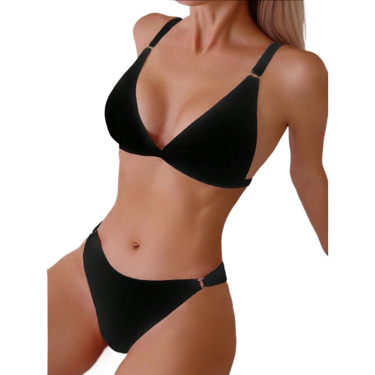TIOZONEY - Traje de baño y bikinis - Negro