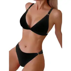 TIOZONEY - Traje de baño y bikinis - Negro