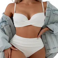 TIOZONEY - Traje de baño y bikinis - Blanco