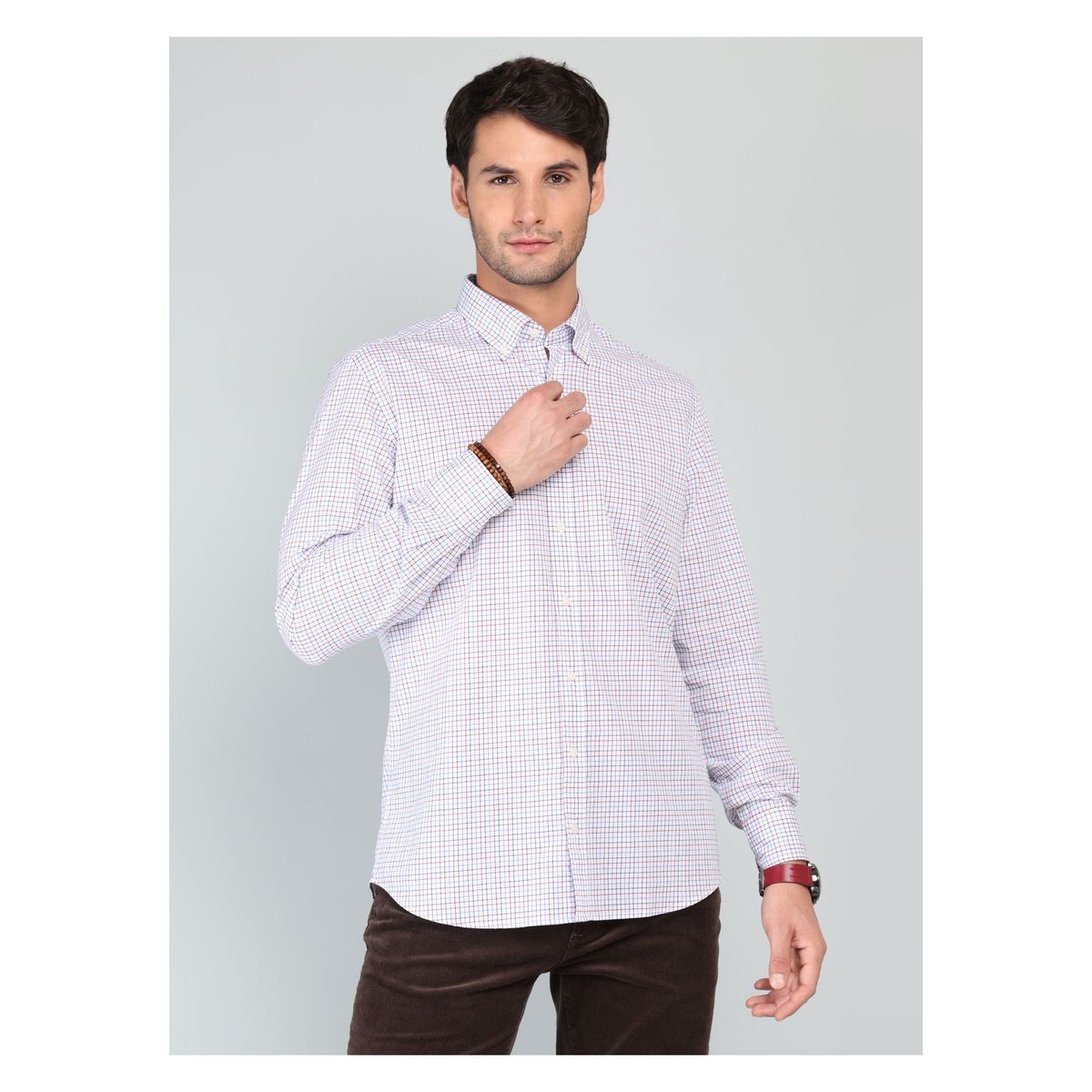 ARROW - Camisa A Cuadros Regular Fit Rojo Arrow ARROW