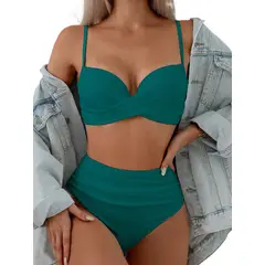 TIOZONEY - Traje de baño y bikinis - Verde