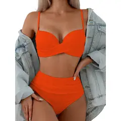 TIOZONEY - Trajes de baño Mujer - Naranja