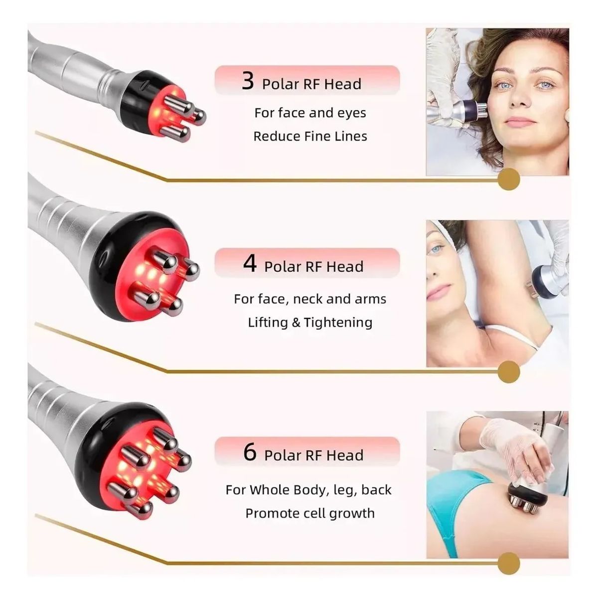 GENERICO - Maquina Radiofrecuencia Lipolaser Cavitación Laser 6 En 1