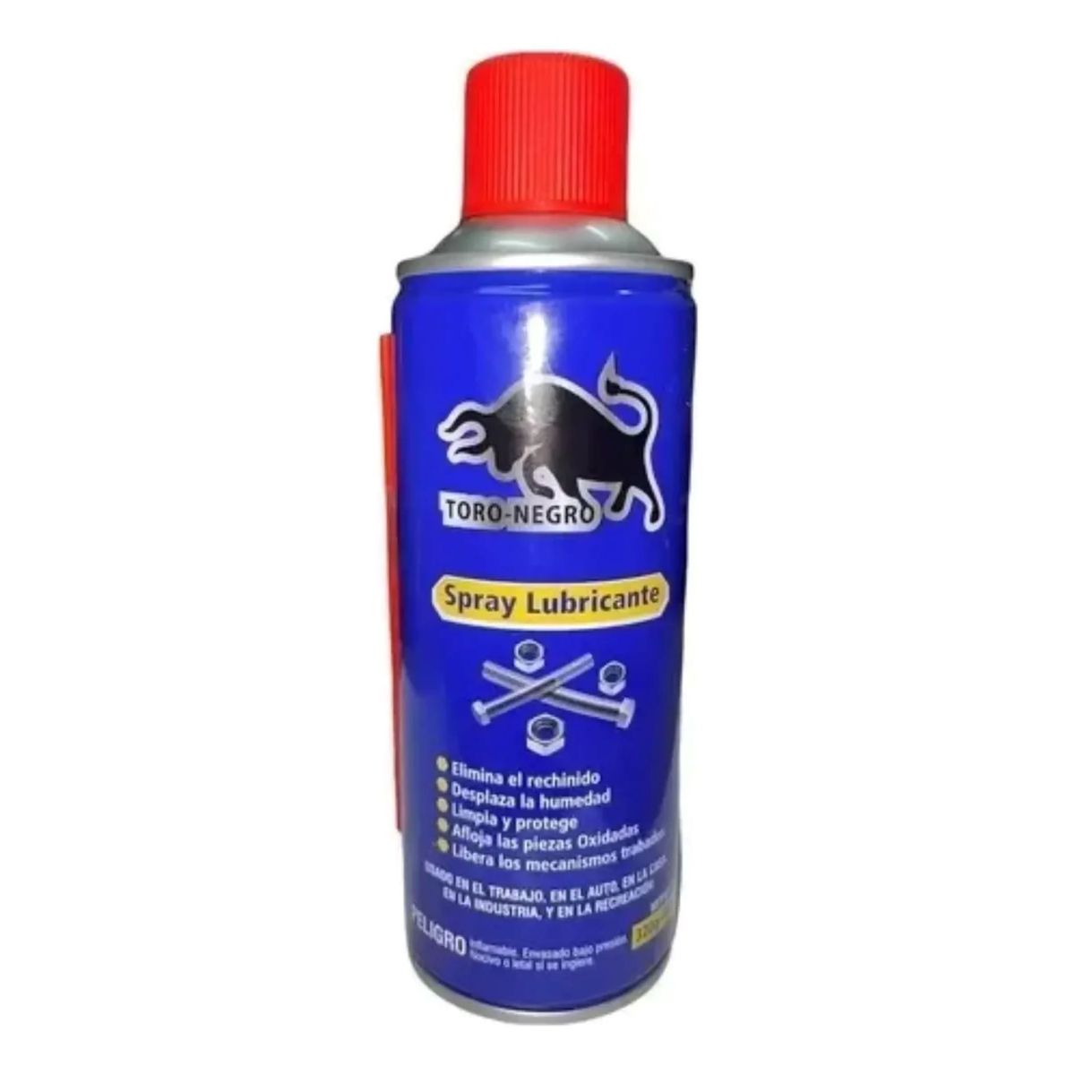 METALFER - Spray Lubricante De 400ml Marca Toro Negro