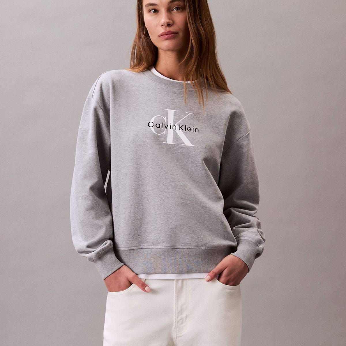 CALVIN KLEIN - Polerón Relaxed con Logo Estampado