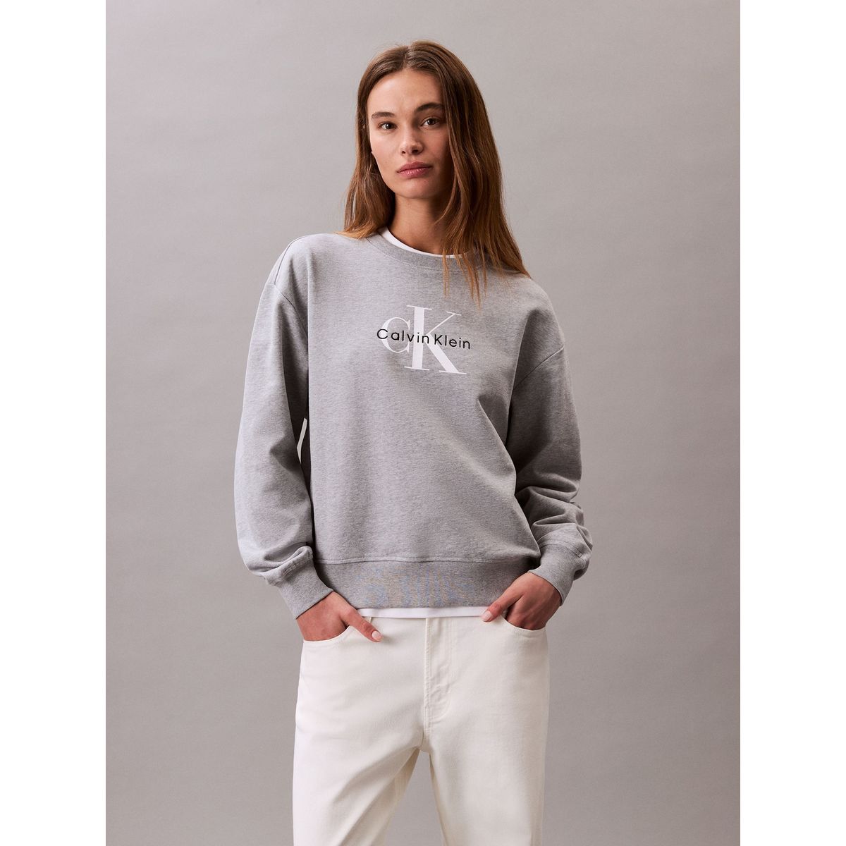 CALVIN KLEIN - Polerón Relaxed con Logo Estampado