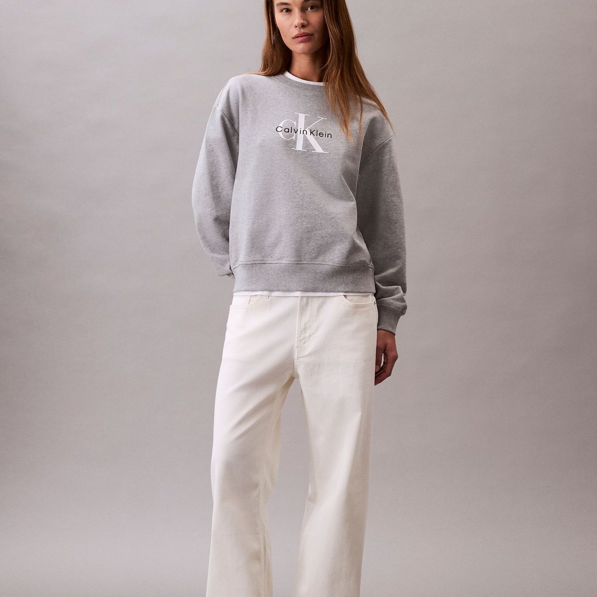CALVIN KLEIN - Polerón Relaxed con Logo Estampado