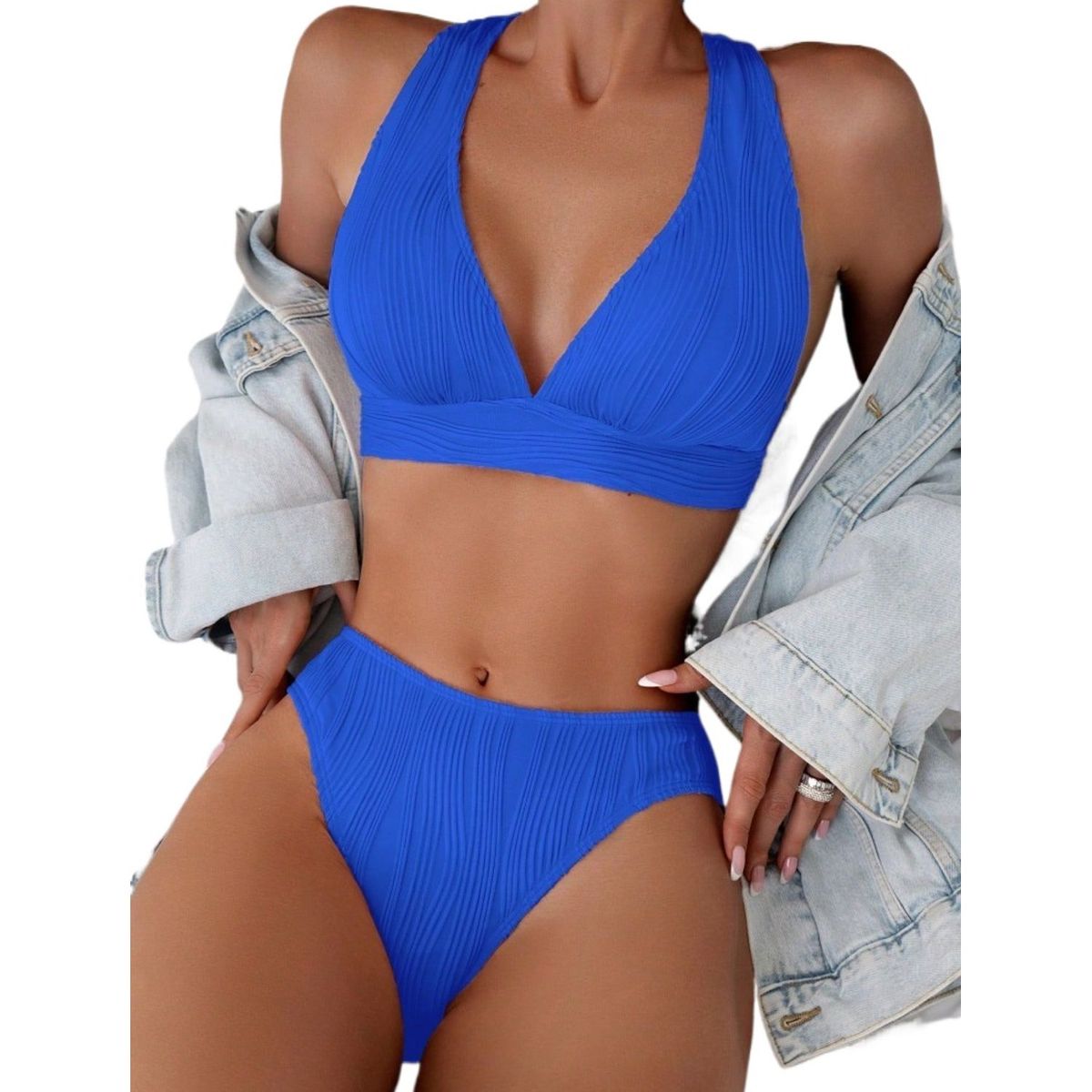 TIOZONEY - Traje de baño y bikinis - Azul