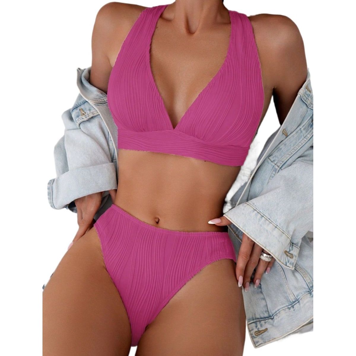 TIOZONEY - Traje de baño y bikinis - Rosado