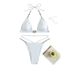TIOZONEY - Traje de baño y bikinis - Blanco
