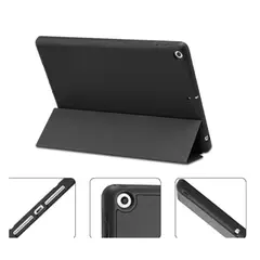 GENERICO - Funda Con Ranura Smart Cover Para iPad 9.7 5ta/6ta Gene Negro