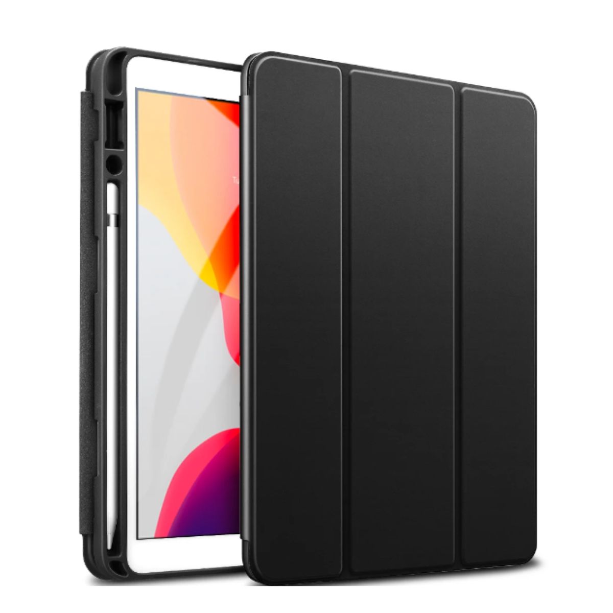 GENERICO - Funda Con Ranura Smart Cover Para iPad 9.7 5ta/6ta Gene Negro