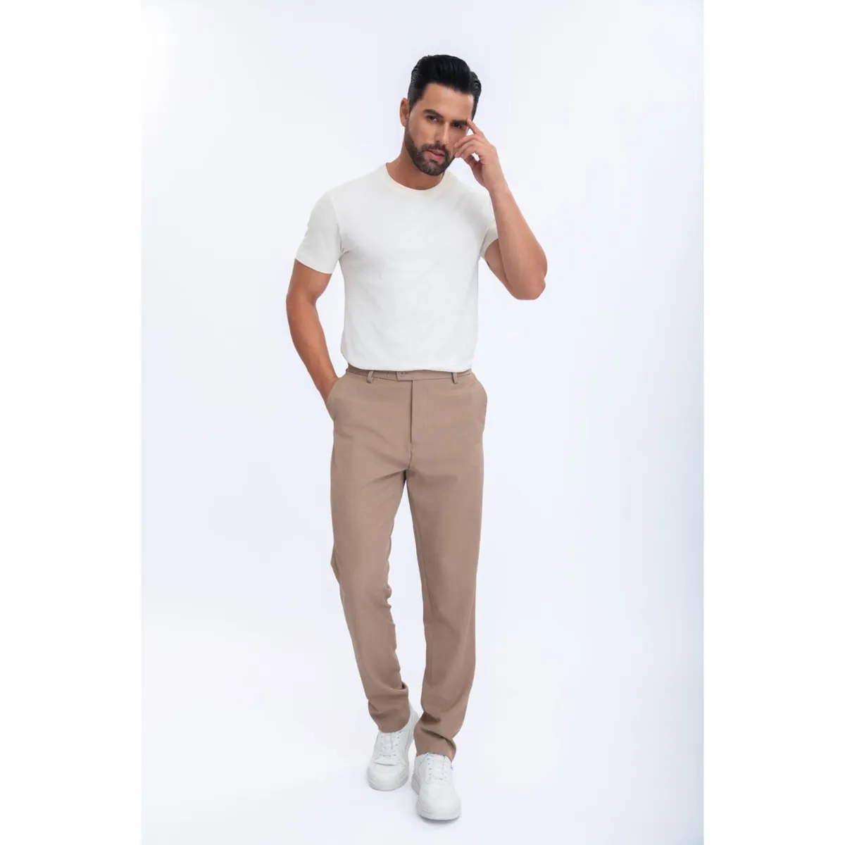 LIKE SHOP - Pantalon De Vestir Clasico Hombre Formal Recto 6005