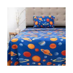 DORAL - SABANAS POLAR INFANTIL KIDS PLANETAS 1.5 PLAZA