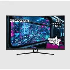 DECO GEAR - 39 Curved Gaming Monitor, 2560x1440, 1ms MPRT, 165 Hz, 40001, R3000