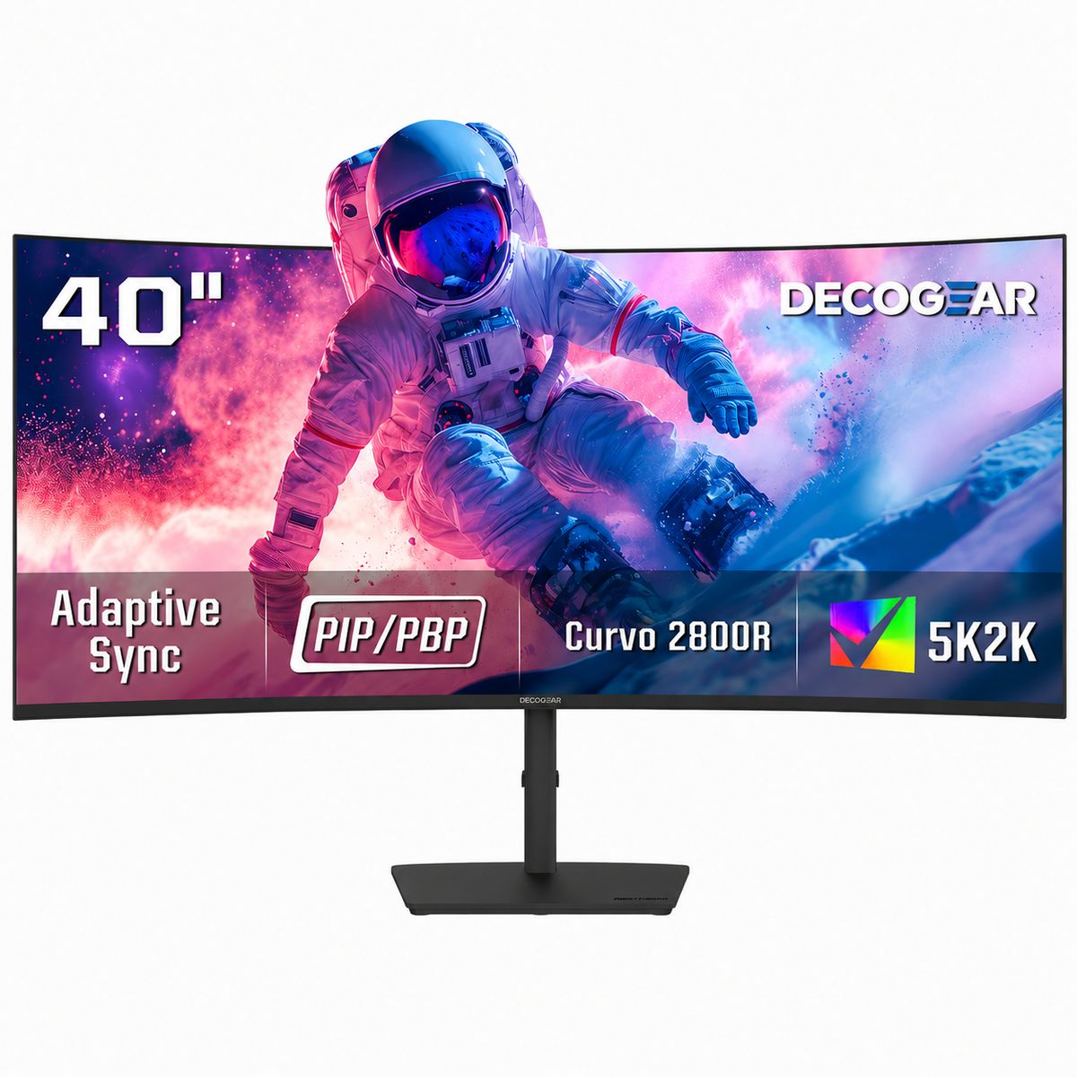 DECO GEAR - Monitor Ultrawide Deco Gear 40 5K2K Nano IPS 75Hz 1ms 10-bit HDR400 USB Hub