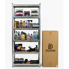 GENERICO - Estante Almacenamiento Duomi Metalico 5 Niveles 180x90x40cm