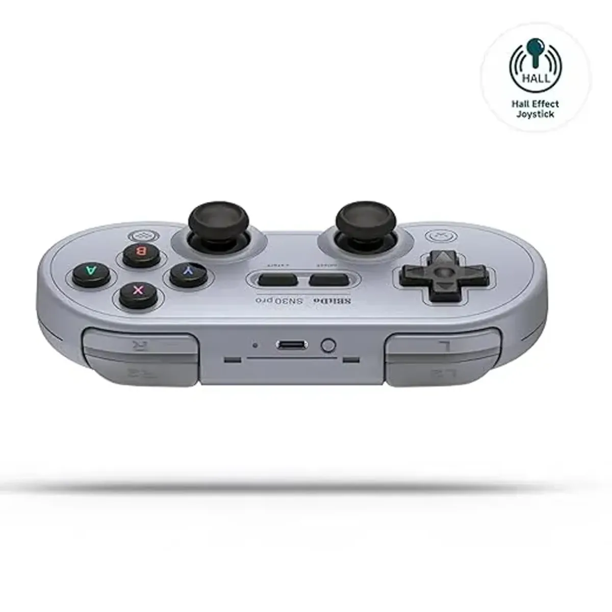 8BITDO - 8BitDo GamePad Bluetooth SN30 Pro - Hall edition Gray