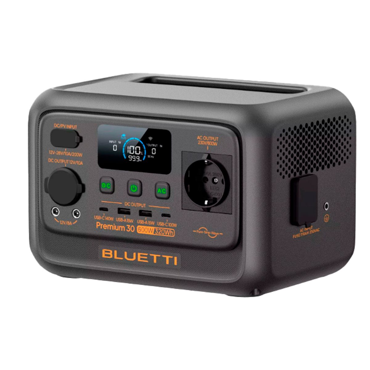 BLUETTI - Estacion de energia Bluetti Premium 30 V2 - 600W - 320Wh