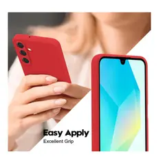 GENERICO - Carcasa Funda Para Samsung A06 5g Silicona Rojo