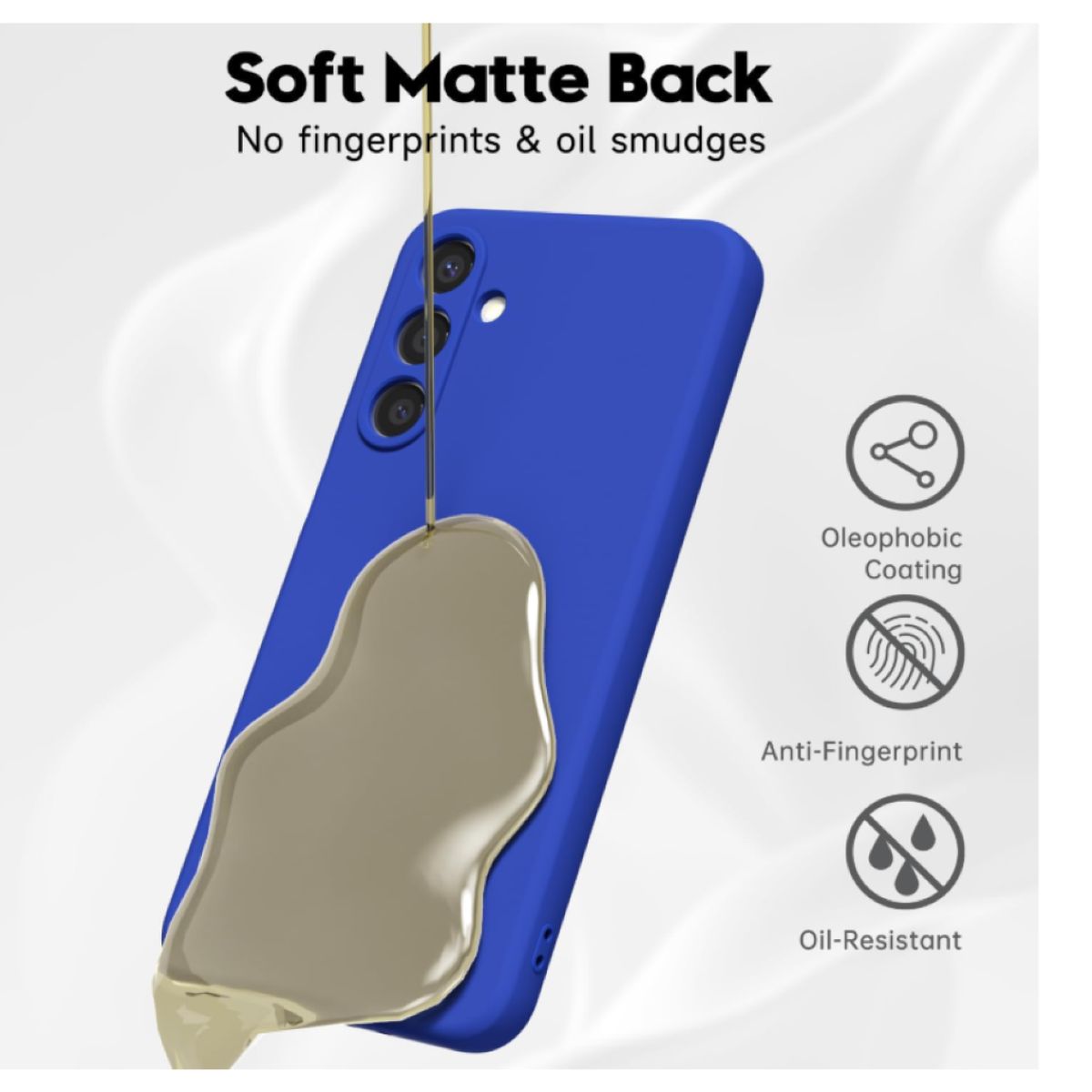 GENERICO - Carcasa Funda Para Samsung A06 5g Silicona Azul