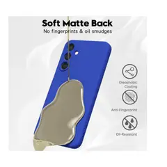 GENERICO - Carcasa Funda Para Samsung A06 5g Silicona Azul