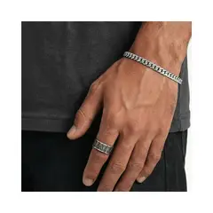 SAINT VENIK - Anillo Roman XI Plateado 10US Profundidad