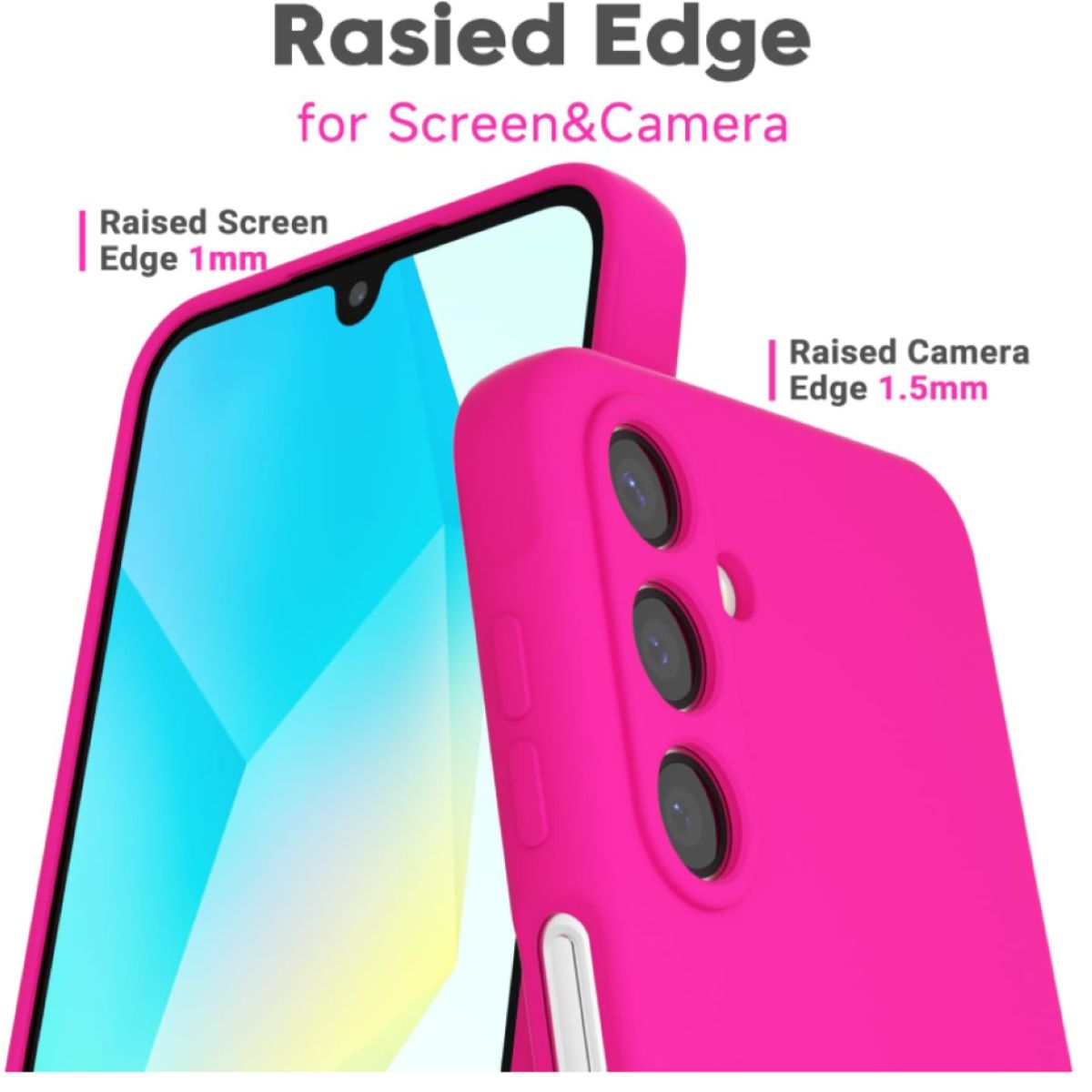 GENERICO - Carcasa Funda Para Samsung A06 5g Silicona Fucsia