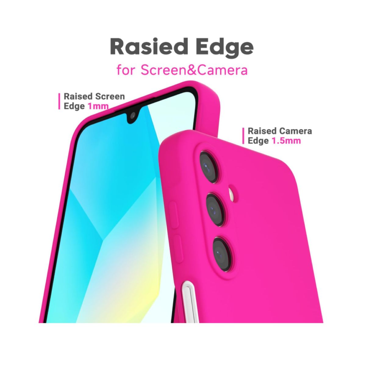 GENERICO - Carcasa Funda Para Samsung A06 5g Silicona Fucsia