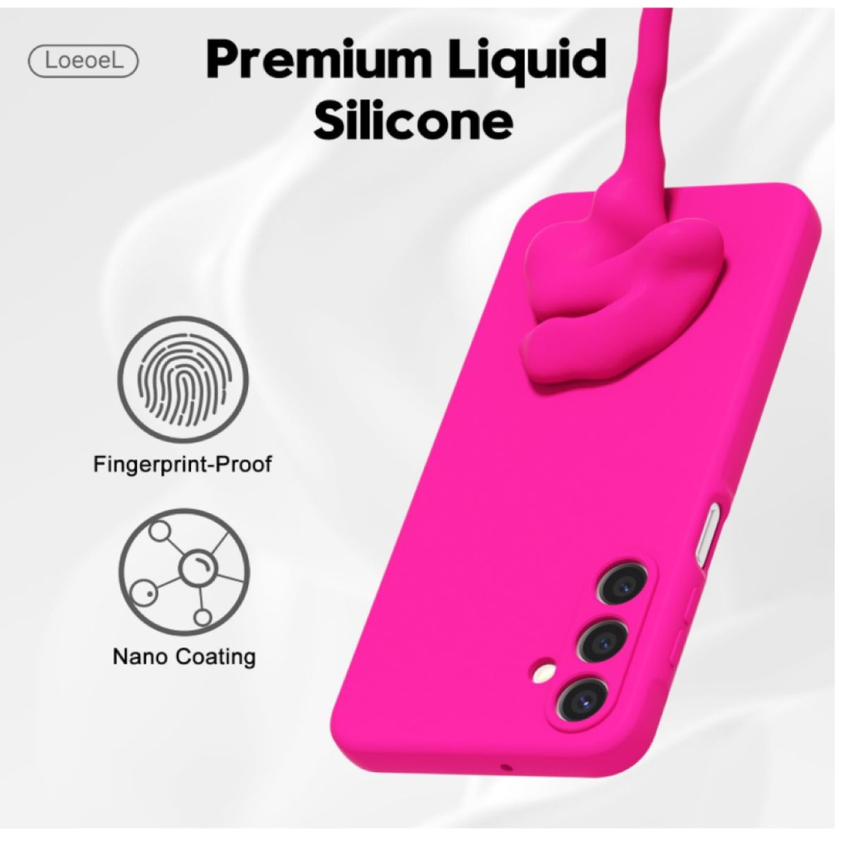 GENERICO - Carcasa Funda Para Samsung A06 5g Silicona Fucsia