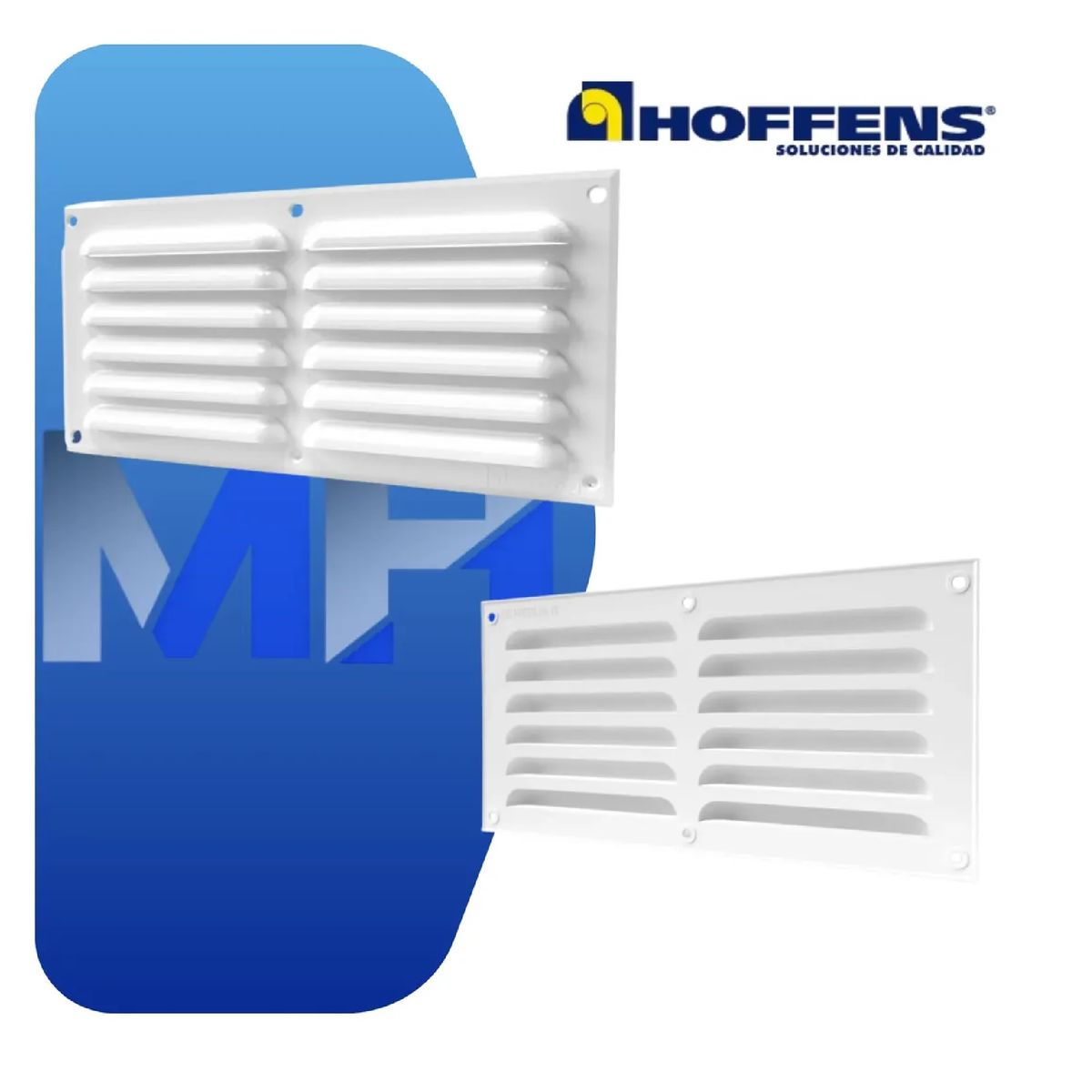 HOFFENS - Celosia Ventilacion Sobrepuesta 15x30cm Con Proteccion Uv