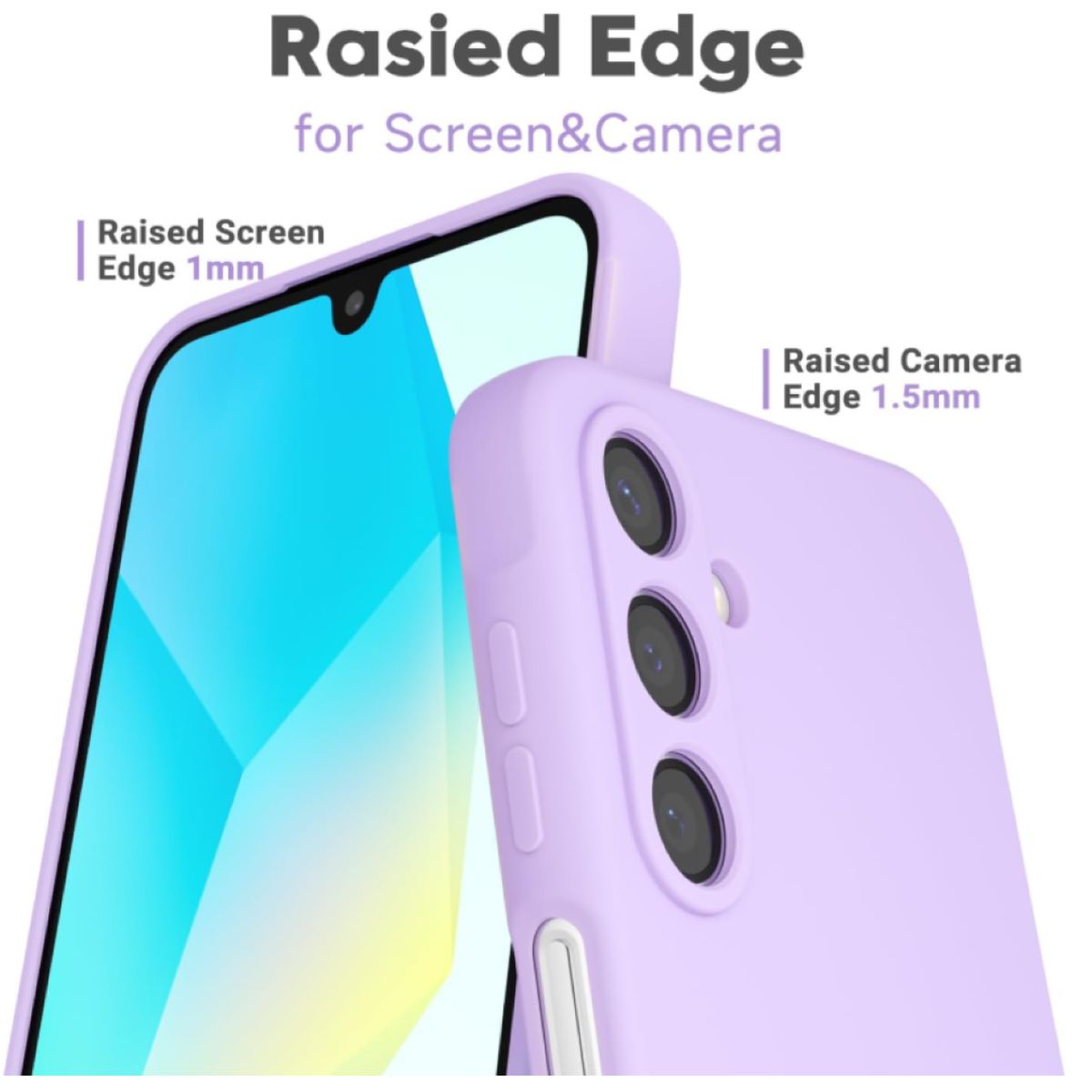 GENERICO - Carcasa Funda Para Samsung A07 5g Silicona Violeta