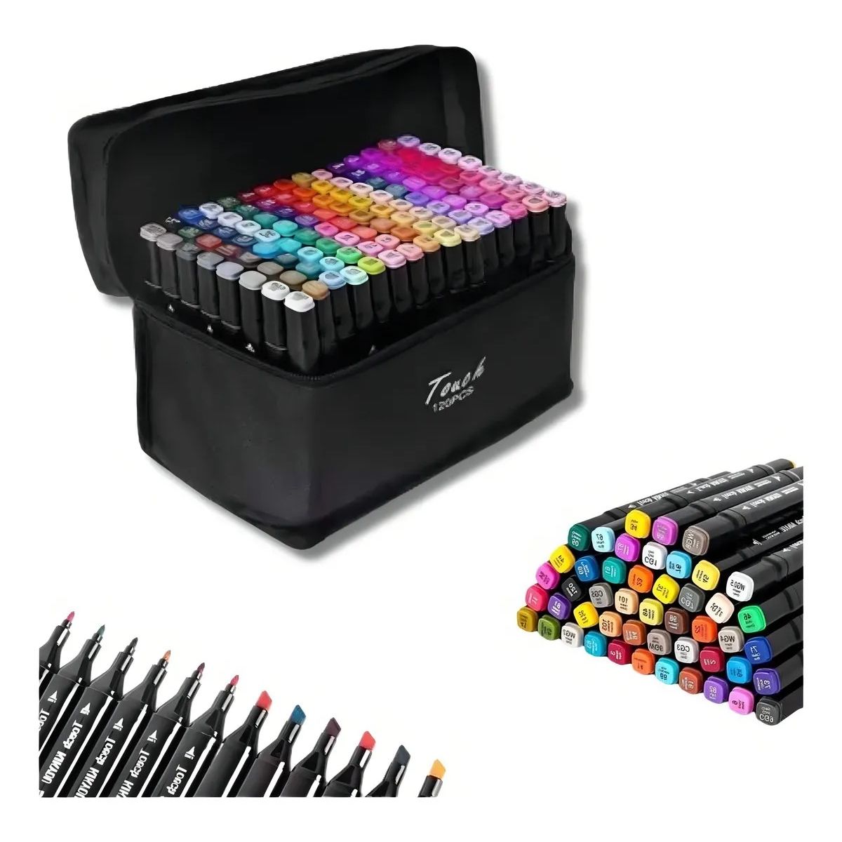 SHOP EHOME BAG - Marcadores Doble Punta Secado Rápido Tinta Alcohol 120 Unidades