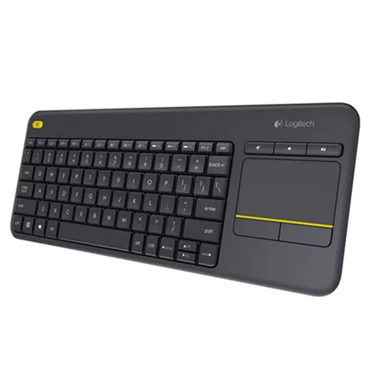 LOGITECH - Teclado - Logitech K400 Plus Wireless Touch con panel táctil