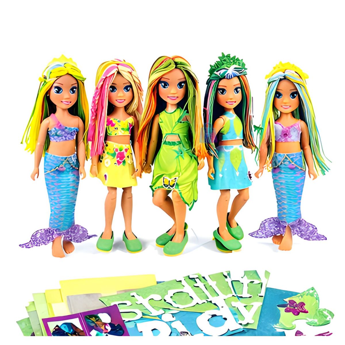 EDUCA - Muñeca Fantasy World Diseña Moda +150 Looks Magicos - PS