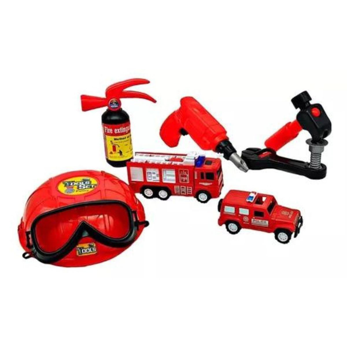 GENERICO - Set de Bombero juguete para niños