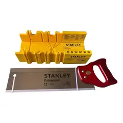 STANLEY - Caja Inglete Con Serrucho 356mm Base 14 Pulgadas STHT20360-15-886